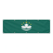 Drapeau de Macao grand format XL en polyester avec dix œillets