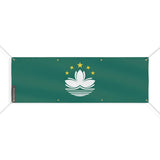 Drapeau de Macao 8 Oeillets en Plusieurs Tailles (L) - Pixelforma 