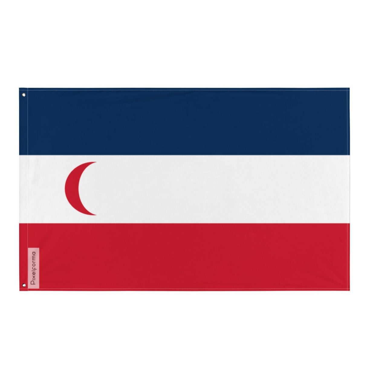 Drapeau de Madagascar sous protectorat français en plusieurs tailles 100 % polyester Imprimer avec Double ourlet - Pixelforma