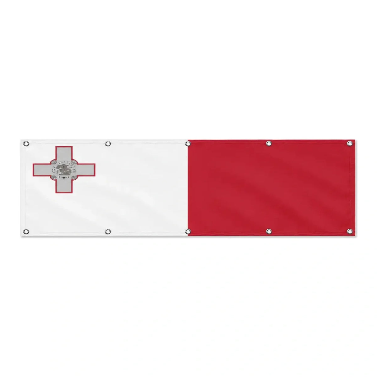 Drapeau de Malte grand format XL en polyester avec dix œillets