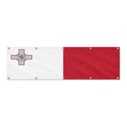 Drapeau de Malte grand format XL en polyester avec dix œillets