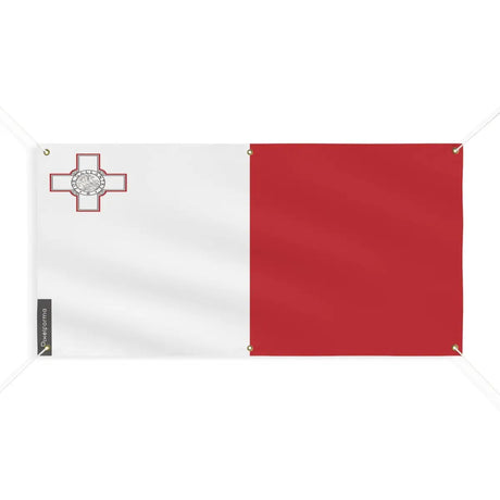 Drapeau de malte 6 oeillets en plusieurs tailles (m) - pixelforma