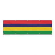Drapeau de Maurice grand format XL en polyester avec dix œillets