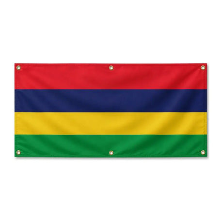 Drapeau île maurice polyester résistant aux intempéries
