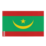Drapeau de mauritanie plusieurs tailles en polyester - pixelforma