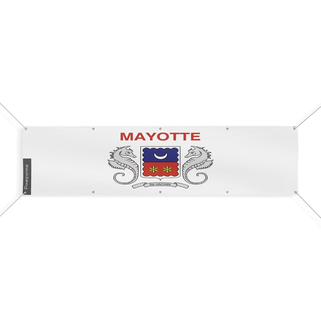 Drapeau de Mayotte 10 Oeillets en plusieurs tailles - Pixelforma 