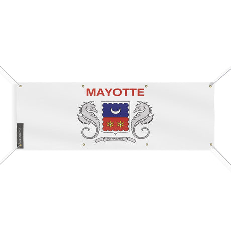 Drapeau de Mayotte 8 Oeillets en plusieurs tailles - Pixelforma 