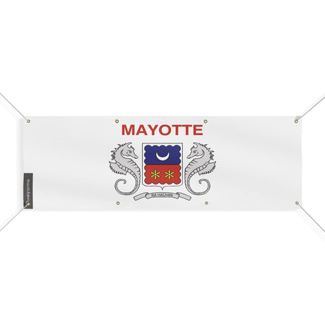 Drapeau de Mayotte 8 Oeillets en plusieurs tailles - Pixelforma