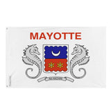 Drapeau de Mayotte en plusieurs tailles 100 % polyester Imprimer avec Double ourlet - Pixelforma 