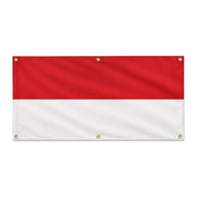 Drapeau monaco polyester résistant usage extérieur durable