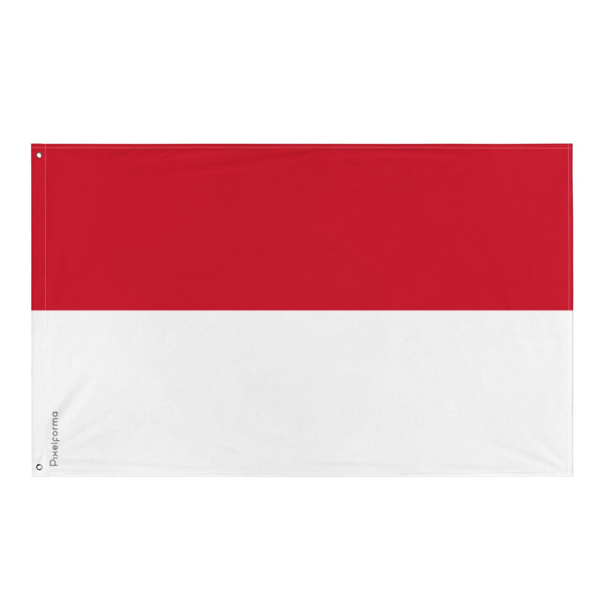 Drapeau de Monaco en plusieurs tailles 100 % polyester Imprimer avec Double ourlet - Pixelforma