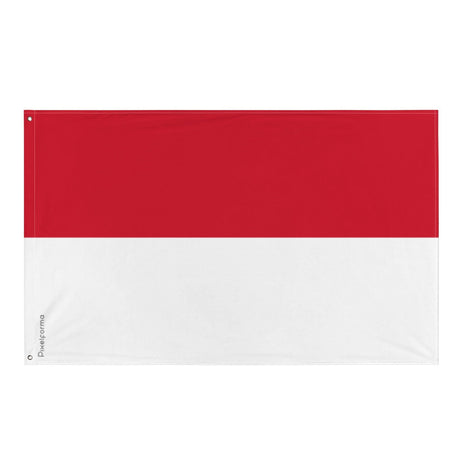 Drapeau de Monaco en plusieurs tailles 100 % polyester Imprimer avec Double ourlet - Pixelforma