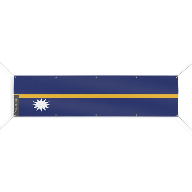 Drapeau de Nauru 10 Oeillets en plusieurs tailles - Pixelforma 