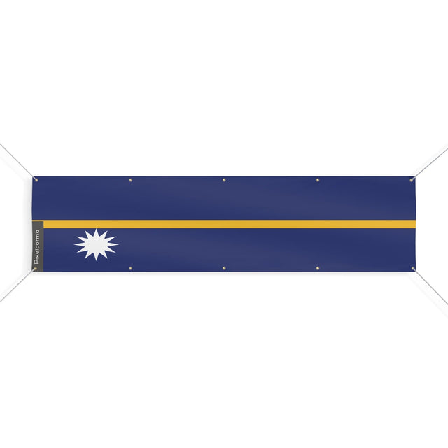 Drapeau de Nauru 10 Oeillets en plusieurs tailles - Pixelforma