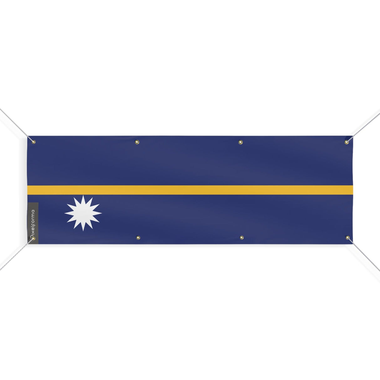 Drapeau de Nauru 8 Oeillets en plusieurs tailles - Pixelforma