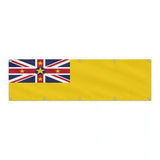 Drapeau de Niue grand format XL en polyester avec dix œillets