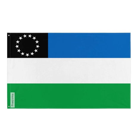 Drapeau de Río Negro en plusieurs tailles 100 % polyester Imprimer avec Double ourlet - Pixelforma