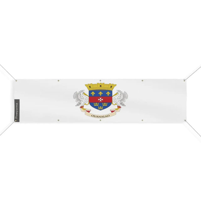 Drapeau de saint-barthélemy 10 oeillets en plusieurs tailles (xl) - pixelforma