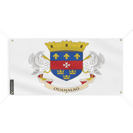 Drapeau de Saint-Barthélemy 6 Oeillets en plusieurs tailles - Pixelforma 