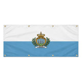 Drapeau saint-marin polyester résistant usage extérieur