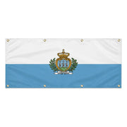 Drapeau saint-marin polyester résistant usage extérieur