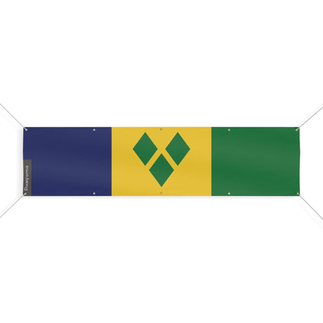 Drapeau de Saint-Vincent-et-les-Grenadines 10 Oeillets en plusieurs tailles - Pixelforma 