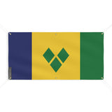 Drapeau de Saint-Vincent-et-les-Grenadines 6 Oeillets en plusieurs tailles - Pixelforma