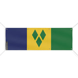 Drapeau de Saint-Vincent-et-les-Grenadines 8 Oeillets en plusieurs tailles - Pixelforma