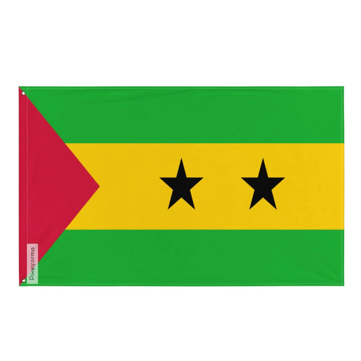 Drapeau de sao tomé-et-principe polyester résistant plusieurs modèles
