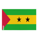 Drapeau de sao tomé-et-principe polyester résistant plusieurs modèles