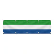 Drapeau de Sierra Leone grand format XL en polyester avec dix œillets