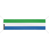 Drapeau de Sierra Leone 10 Oeillets en plusieurs tailles - Pixelforma 