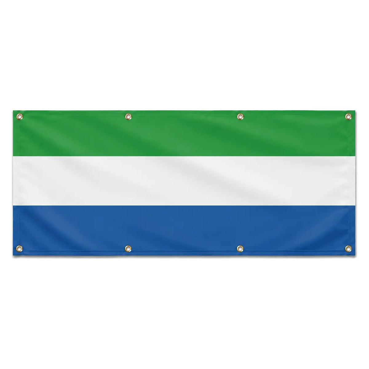 Drapeau sierra leone polyester résistant aux intempéries