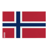 Drapeau de svalbard et jan mayen plusieurs tailles en polyester - pixelforma