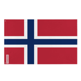 Drapeau de svalbard et jan mayen plusieurs tailles en polyester - pixelforma