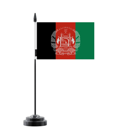 Drapeau de table afghanistan en polyester - pixelforma