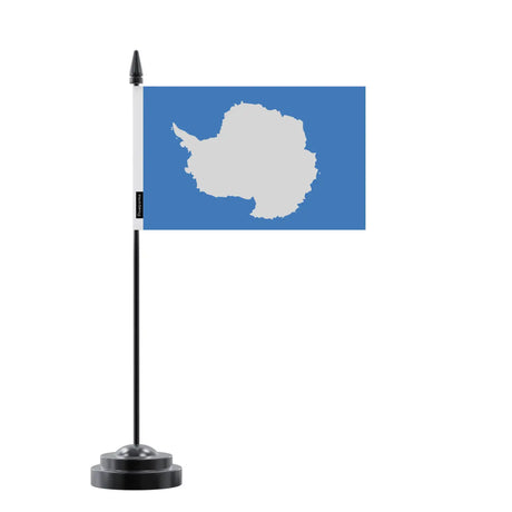 Drapeau de table antarctique en polyester - pixelforma