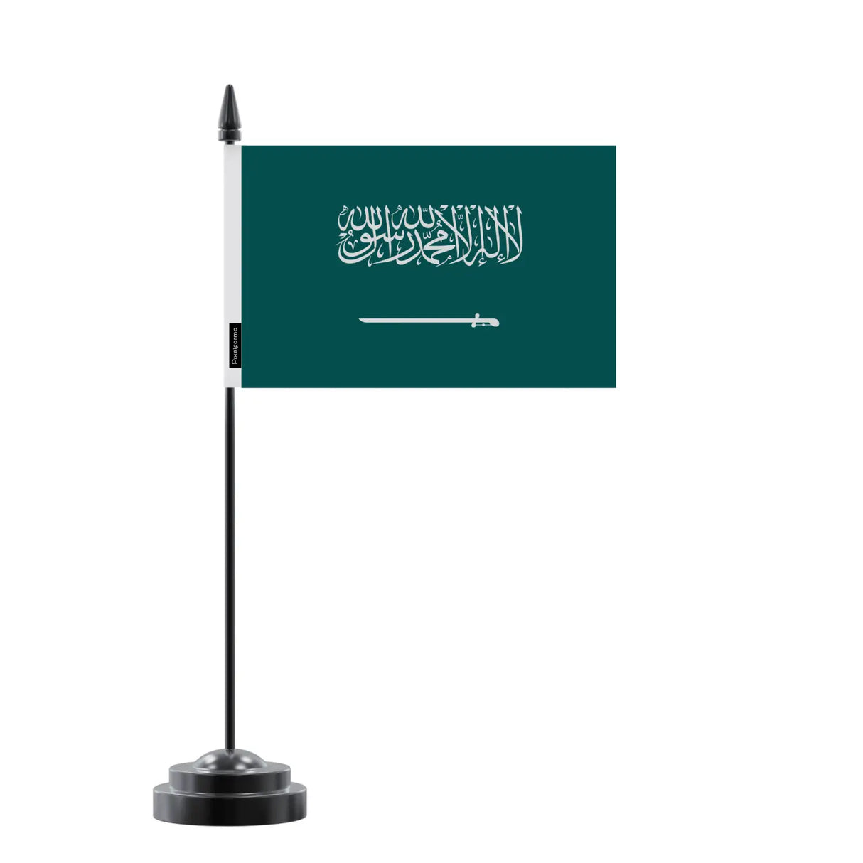 Drapeau de table arabie saoudite en polyester - pixelforma