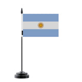 Drapeau de table argentine en polyester - pixelforma