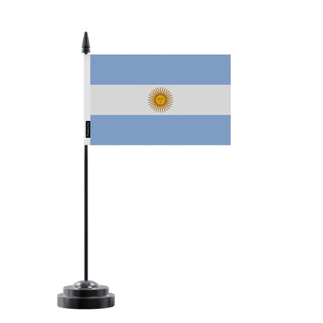 Drapeau de table argentine en polyester - pixelforma