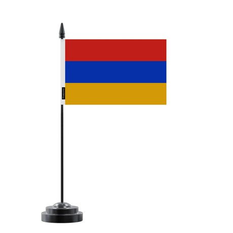 Drapeau de table arménie en polyester - pixelforma