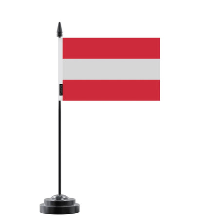 Drapeau de table autriche en polyester - pixelforma