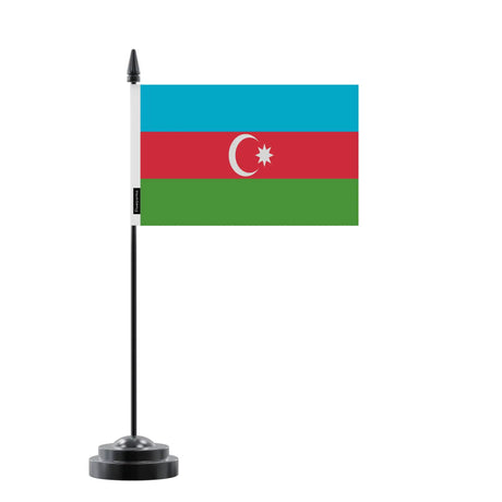 Drapeau de table azerbaïdjan en polyester - pixelforma