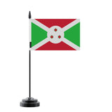 Drapeau de Table Burundi en Polyester - Pixelforma 