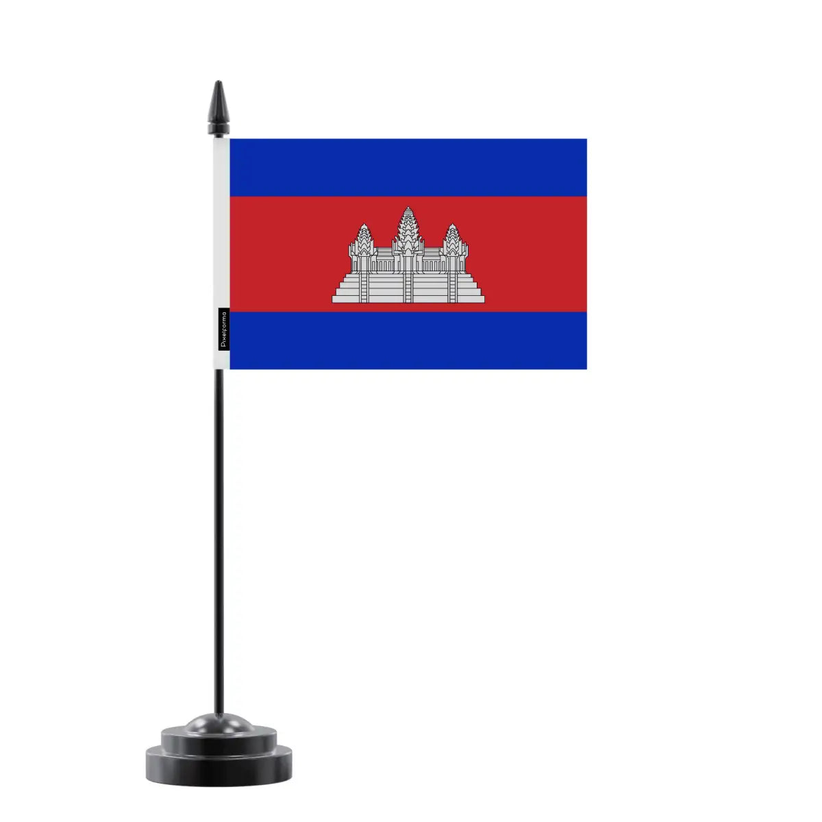 Drapeau de Table Cambodge en Polyester - Pixelforma 