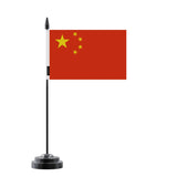 Drapeau de table chine en polyester - pixelforma