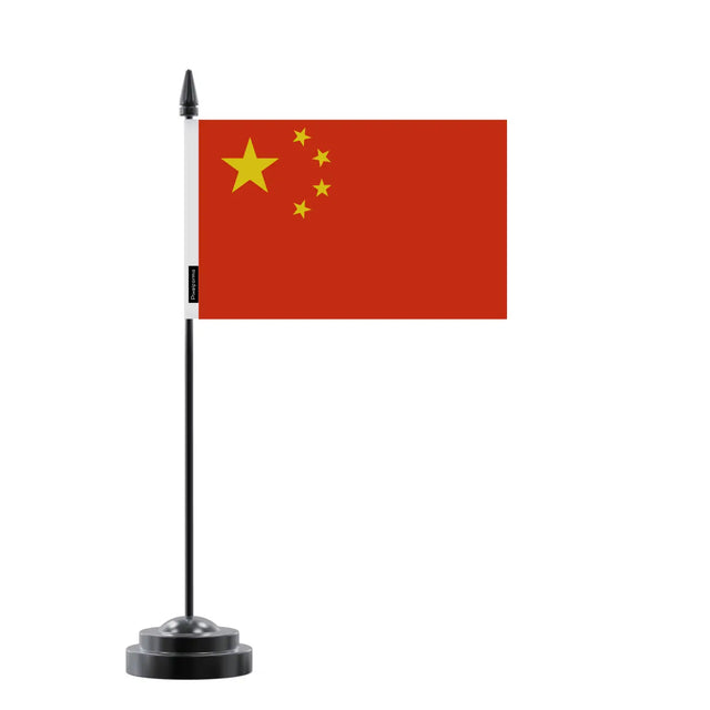 Drapeau de table chine en polyester - pixelforma