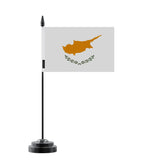 Drapeau de Table Chypre en Polyester - Pixelforma 