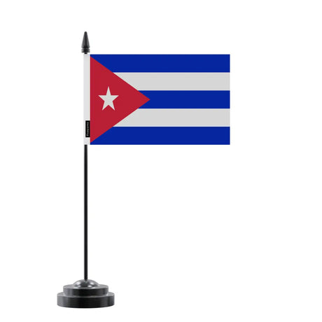 Drapeau de Table Cuba en Polyester - Pixelforma 