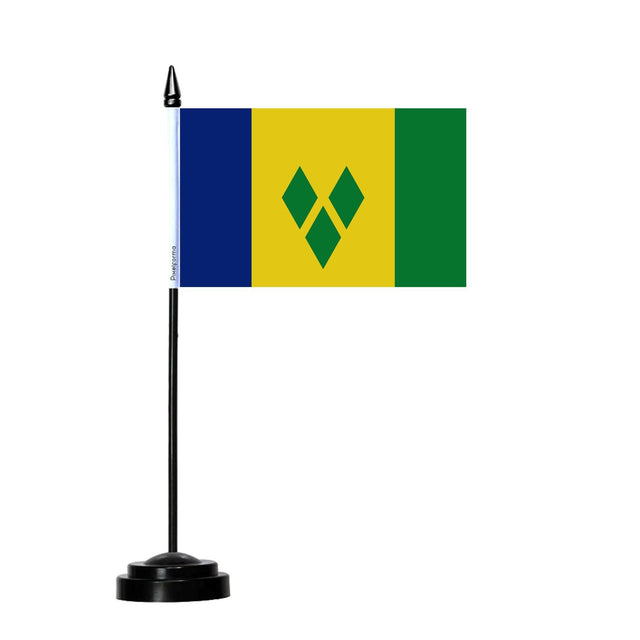 Drapeau de Table de Saint-Vincent-et-les-Grenadines - Pixelforma